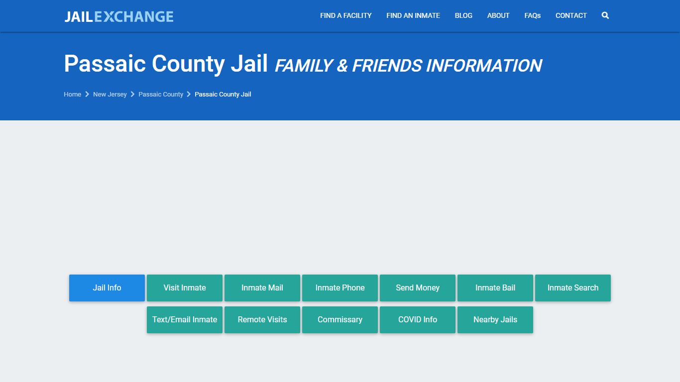 Passaic County Jail Visitation | Mail | Phone | Paterson, NJ